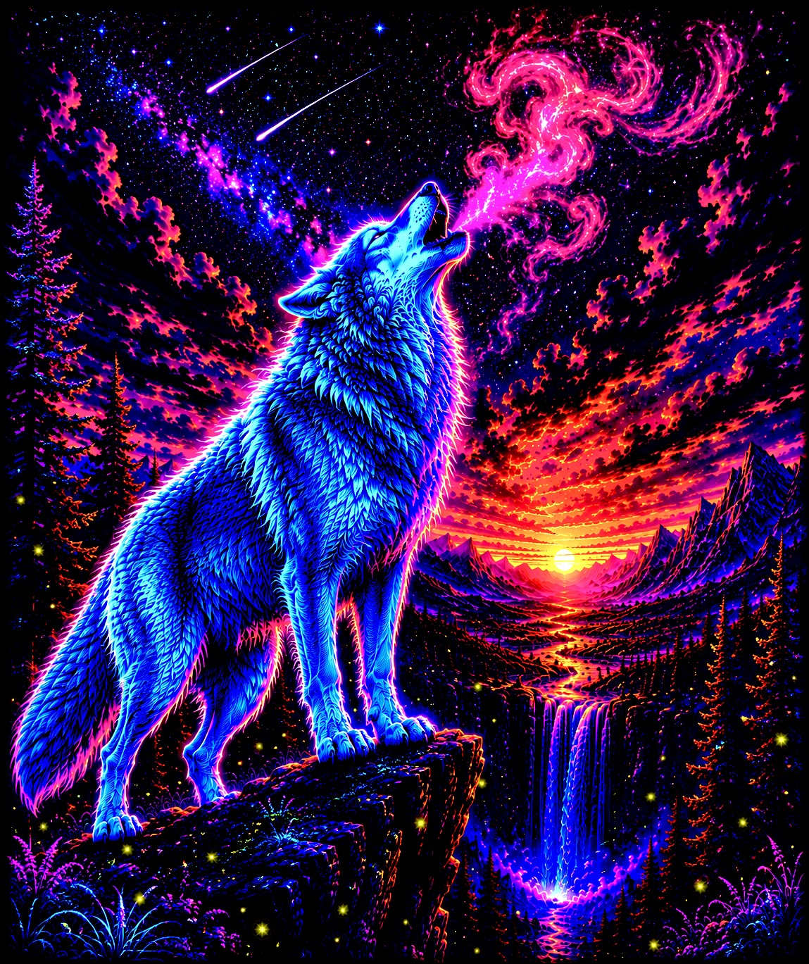 Howl At The Moon Black Tee Shirt