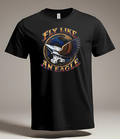 Fly Like an Eagle Black Tee Shirt
