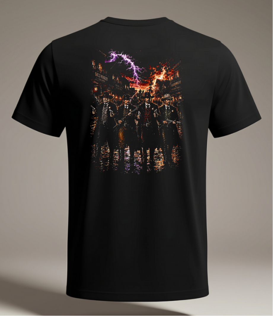 Standing Tall Black Tee Shirt