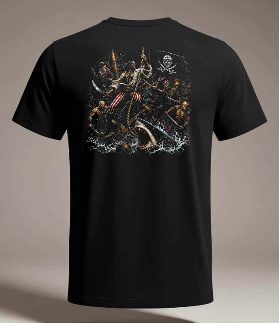 Pirates Life Black Tee Shirt