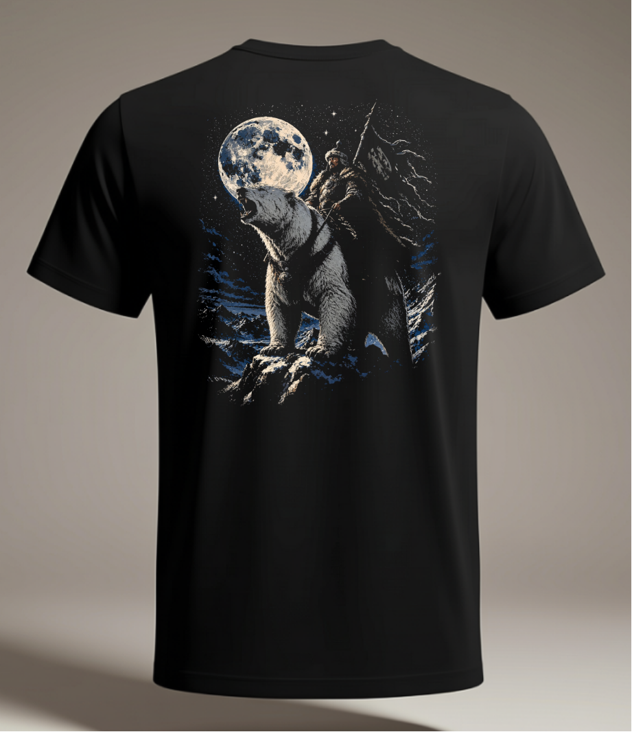 Polar Mongolian Black Tee Shirt