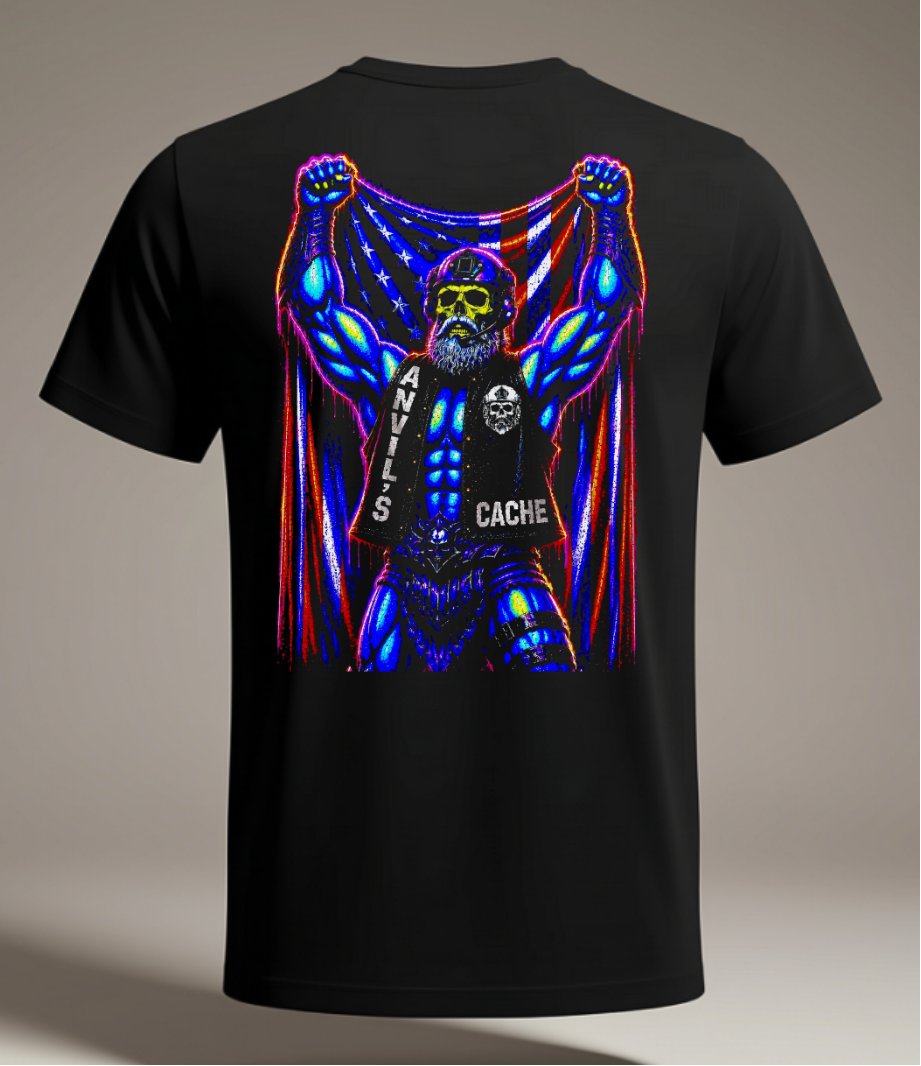 Stone Cold Skelator Black Tee Shirt