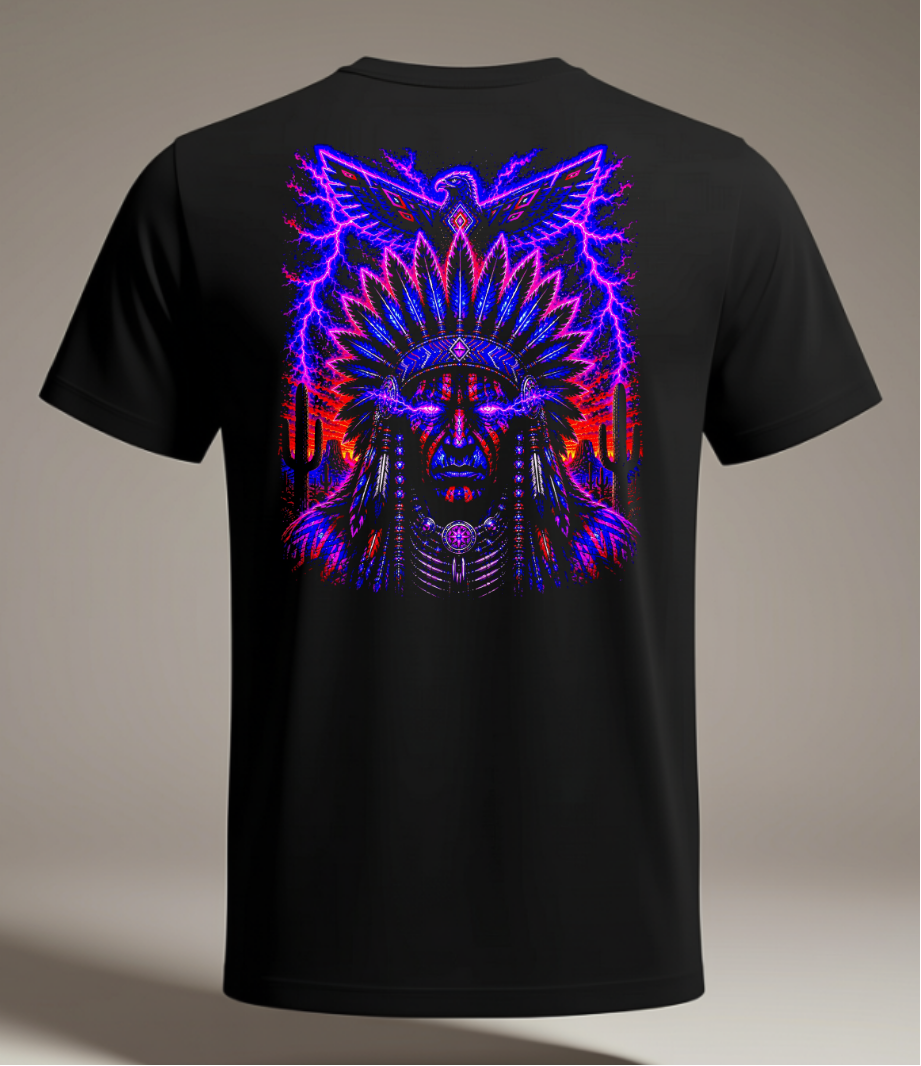 Thunder Chief Black Tee Shirt